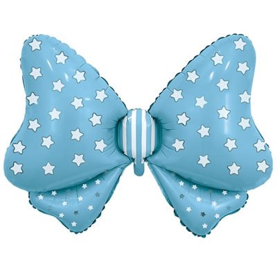 Шар Бантик голубой